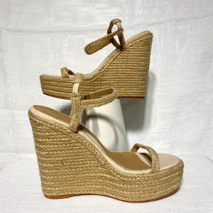 NEW Missguided Woven Wedge Sandals